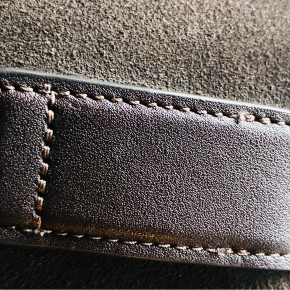 Coach Espresso Suede Crossbody Bag - Picture 13 of 14